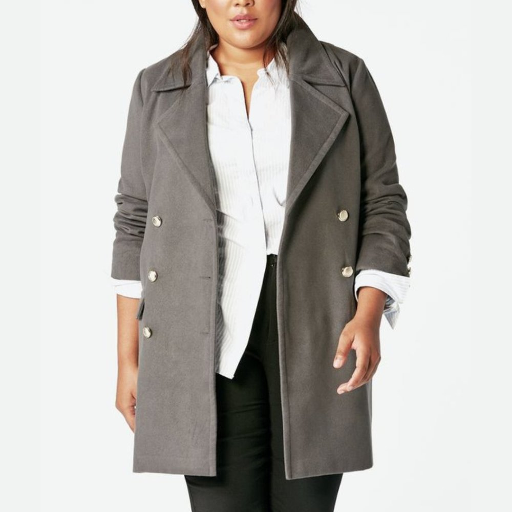 Naval Style Pea Coat - XXL / 18 -  NWOT
